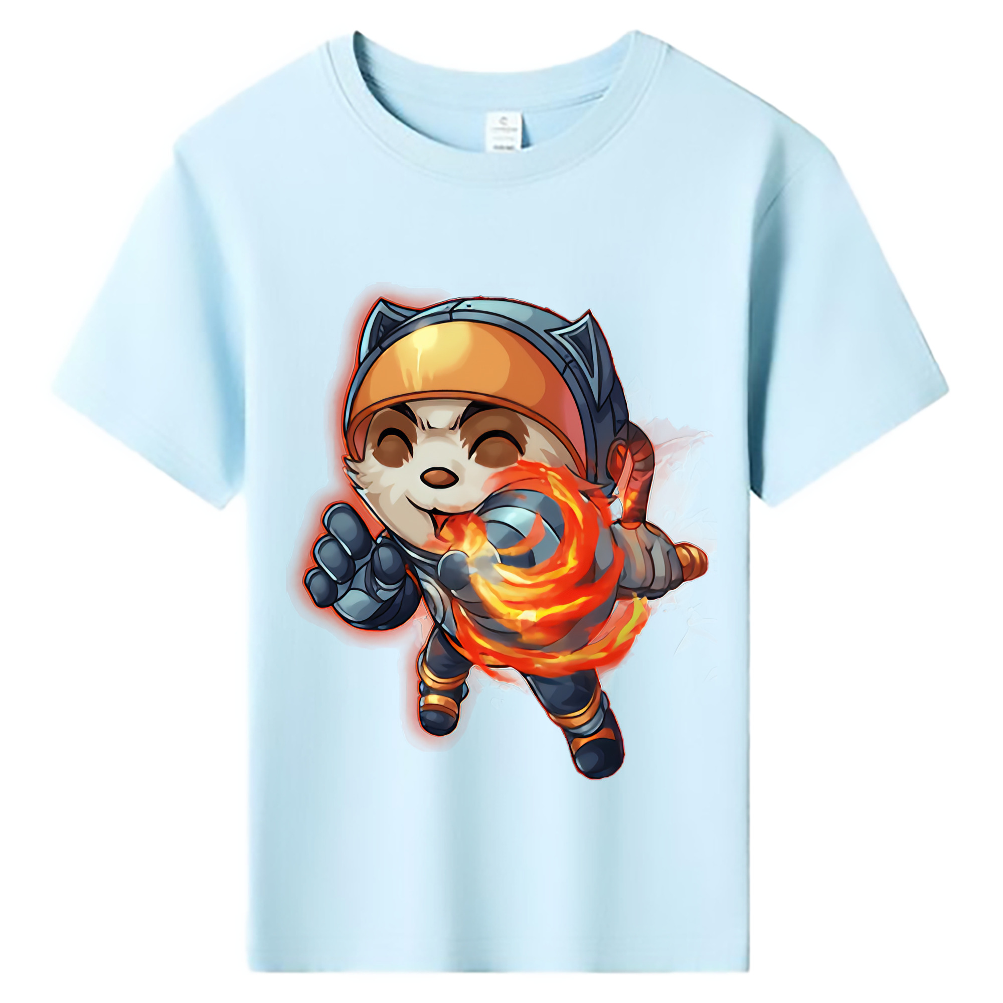 （画像用） リーグ・オブ・レジェンド League of Legends LOL 綿100％キッズTシャツ（フロントプリント）